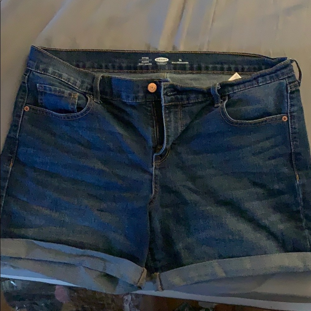Denim shorts